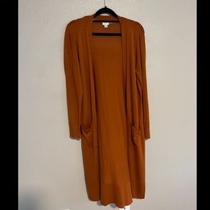 Long Cardigan - Rust colored - A New Day Target
